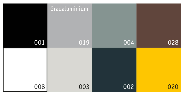 Kunststoff Flachhandlauf F408 - verfügbare Farben